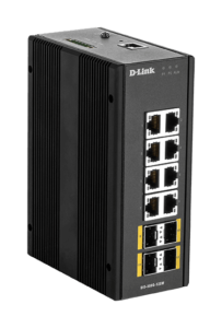Switch Gerenciável Gigabit Industrial com slots SFP